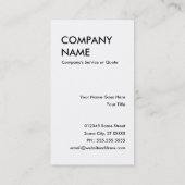 サングラス 名刺 (裏面)