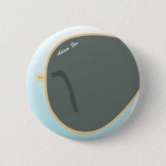 サングラス 缶バッジ (正面)