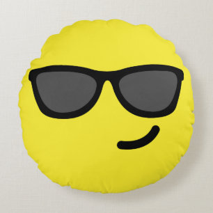 サングラスEmoji ラウンドクッション