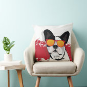 サングラフランスのスのブルドッグ クッション (椅子)