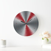 サングリアが1色をハイライト ラージ壁時計 (ホーム)