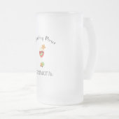 サングリアのワイングラスで注ぐ決定 フロストグラスビールジョッキ (正面右)