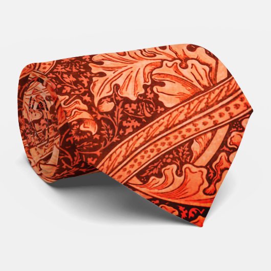 サングリアのJohn Henry Dearle Florence Pattern ネクタイ (ロール)