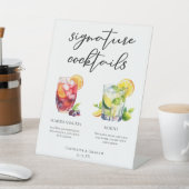 サングリアもじとうシグネチャーカクテルカスタムメニュー 台座サイン (インサイチュ)