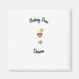 サングリアガラスと果物を使った注決方法 マグネット