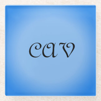 サングリアコーンフラワーブルー ガラスコースター