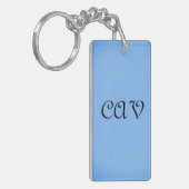 サングリアコーンフラワーブルー キーホルダー (正面左)