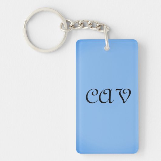 サングリアコーンフラワーブルー キーホルダー (正面)