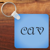 サングリアコーンフラワーブルー キーホルダー (正面)