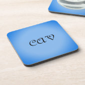 サングリアコーンフラワーブルー コースター (左側)