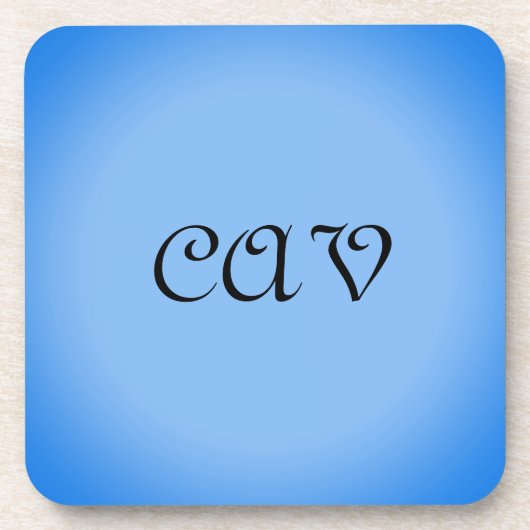 サングリアコーンフラワーブルー コースター (正面)