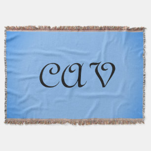 サングリアコーンフラワーブルー スローブランケット