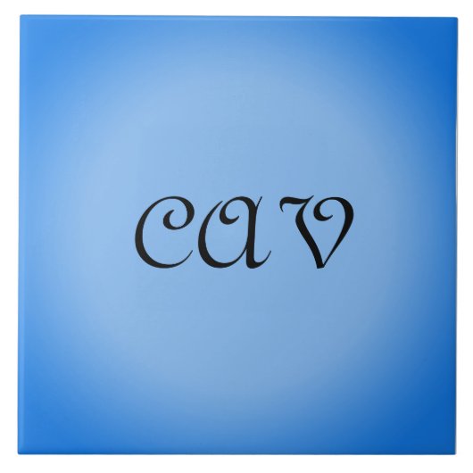 サングリアコーンフラワーブルー タイル (正面)