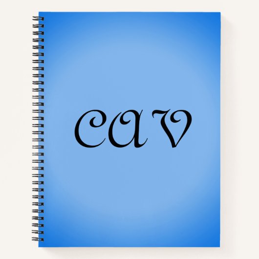 サングリアコーンフラワーブルー ノートブック (正面)