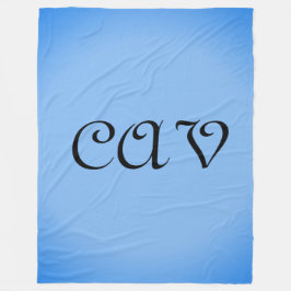 サングリアコーンフラワーブルー フリースブランケット