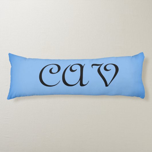 サングリアコーンフラワーブルー ボディピロー (正面)