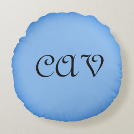 サングリアコーンフラワーブルー ラウンドクッション