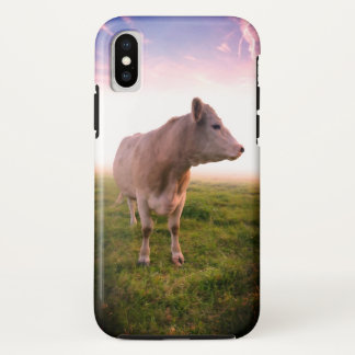 サングリアサンセットカントリー牛の牧場 iPhone X ケース