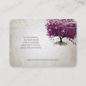 サングリアハートリーフツリーテーブル座席表 プレイスカード (裏面)