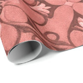 サングリアビクトリアンフラワーラティスデザインスタイル ラッピングペーパー (ロールコーナー)