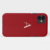 サングリアレッドモノグラムiPhone 5ケース Case-Mate iPhoneケース (裏面(横))