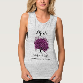 サングリアワインハートリーフツリーウェディングパーティー トライブレンドTシャツ