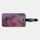 サングリア層 | ムーディピンクダスキパープルカスタム ラゲッジタグ (裏面横)