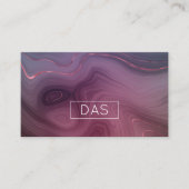 サングリア層 | ムーディピンクダスキパープルカスタム 名刺 (正面)
