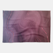 サングリア層 | Moody Pink and Purple Luxe Agate キッチンタオル (横)