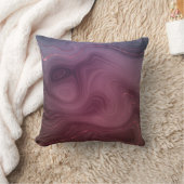 サングリア層 | Moody Pink and Purple Luxe Agate クッション (ブランケット)
