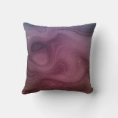 サングリア層 | Moody Pink and Purple Luxe Agate クッション (裏面)