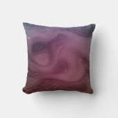 サングリア層 | Moody Pink and Purple Luxe Agate クッション (正面)