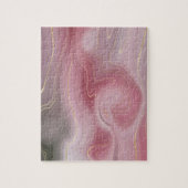 サングリア層 | Moody Pink and Purple Luxe Agate ジグソーパズル (縦)