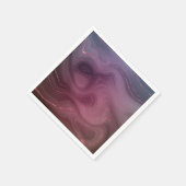 サングリア層 | Moody Pink and Purple Luxe Agate スタンダードカクテルナプキン (角)