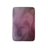 サングリア層 | Moody Pink and Purple Luxe Agate バスマット (正面縦)