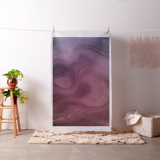 サングリア層 | Moody Pink and Purple Luxe Agate ファブリック (インサイチュ)
