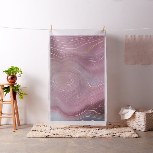 サングリア層 | Moody Pink and Purple Luxe Agate ファブリック (インサイチュ)