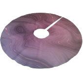 サングリア層 | Moody Pink and Purple Luxe Agate ブラッシュドポリエステルツリースカート (アングル)