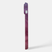 サングリア層 | Moody Pink and Purple Luxe Agate iPhoneケース (左側面)