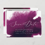 サングリア水彩セーブザデート ポストカード (正面/裏面)