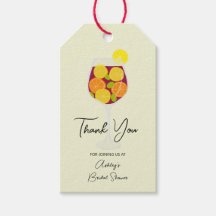 サングリア&タパスカクテルスペインのブライダルシャワー