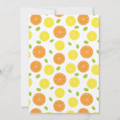 サングリア&タパスカクテルスペインの誕生日 招待状 (裏面)