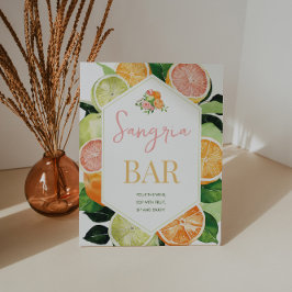 サングリア バー ブライダル シャワー サイン