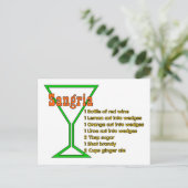 サングリア ポストカード (スタンド正面)