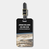 サングリントが大西洋を海 ラゲッジタグ (正面縦)