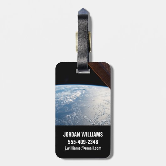 サングリントが太平洋の水を海する ラゲッジタグ (裏面縦)