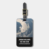 サングリントビームスオフミシガン湖 ラゲッジタグ (正面縦)