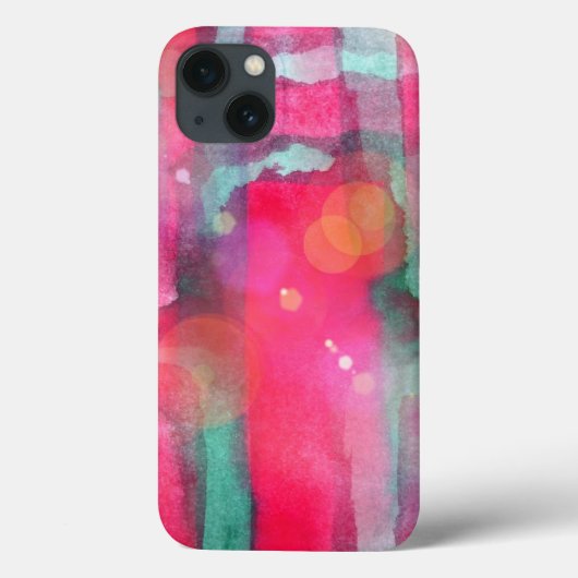 サングレア絵を描抽象芸術水色 Case-Mate iPhoneケース (裏面)