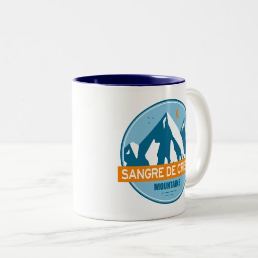 サングレデクリストマウンテンズコロラドニューメキシコ ツートーンマグカップ (正面右)