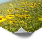 サングレデクリスト素晴らし、砂丘と花 ポスター (角)